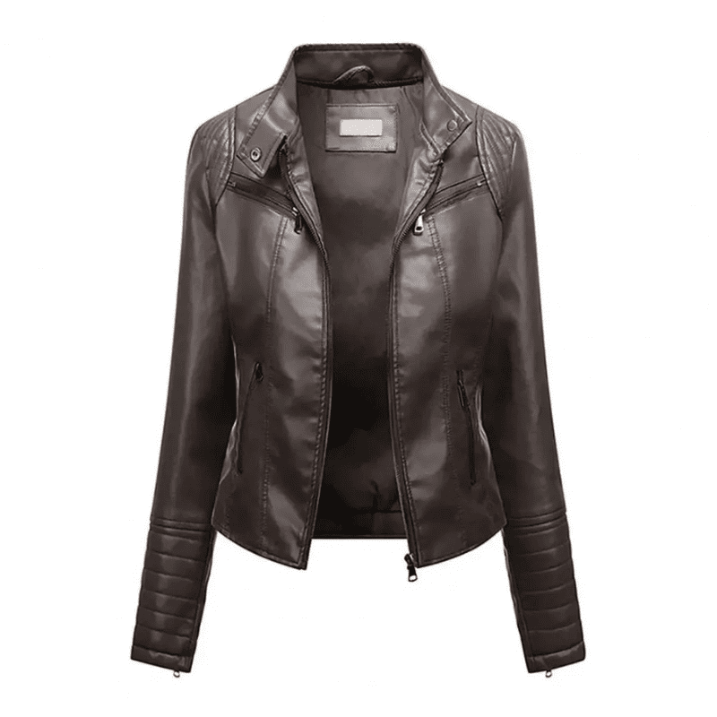 Jaqueta Feminina de Couro - Glam Slim