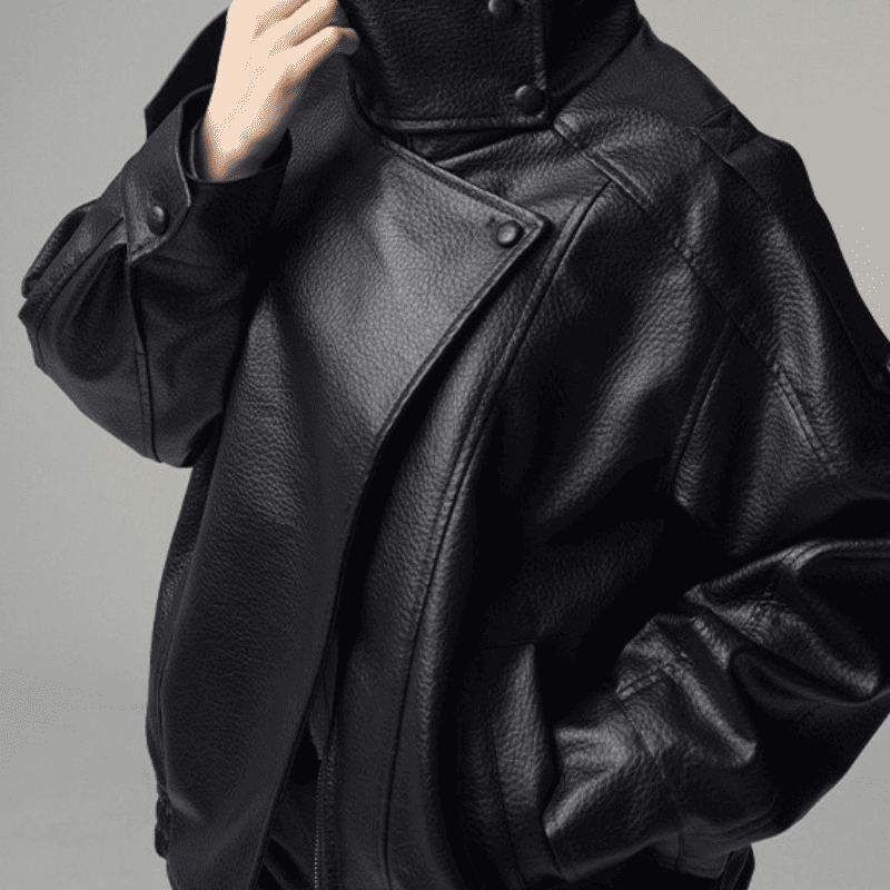 Jaqueta Feminina Zarelle™ – Estilo Couro Premium para o Inverno