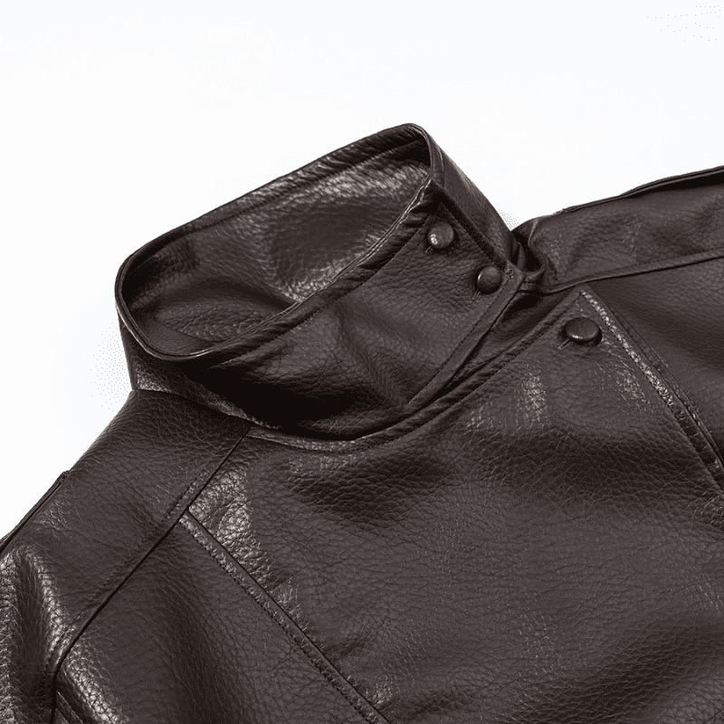 Jaqueta Feminina Zarelle™ – Estilo Couro Premium para o Inverno