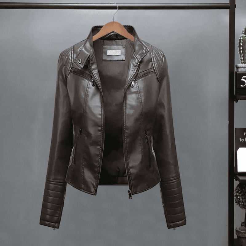 Jaqueta Feminina de Couro - Glam Slim