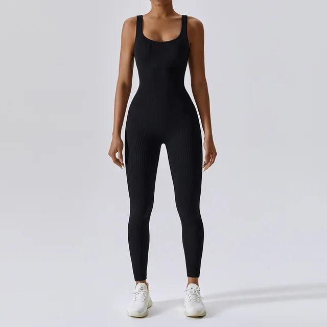Macacão de Legging Canelado - Modelador