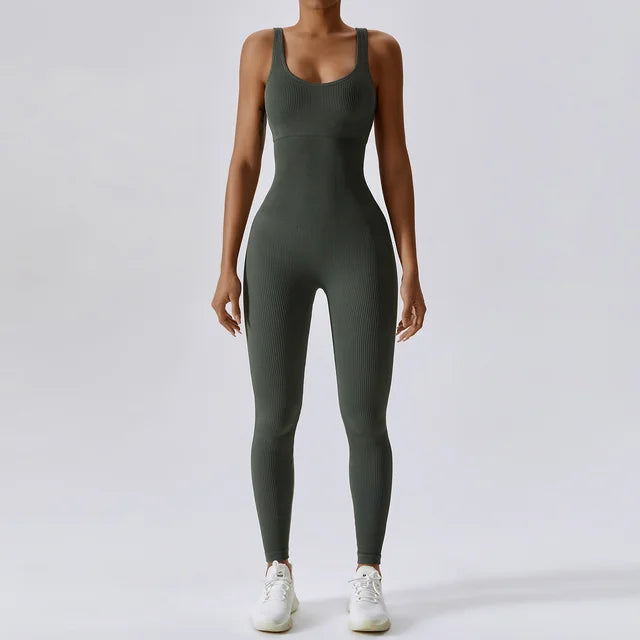 Macacão de Legging Canelado - Modelador