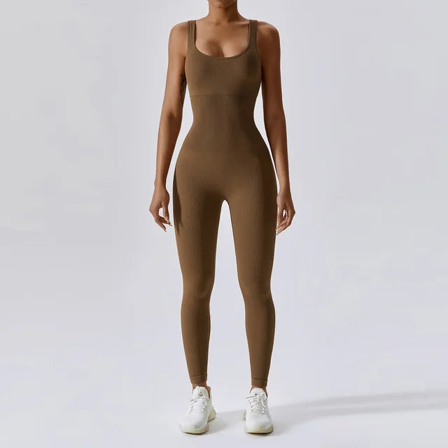 Macacão de Legging Canelado - Modelador