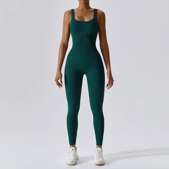 Macacão de Legging Canelado - Modelador
