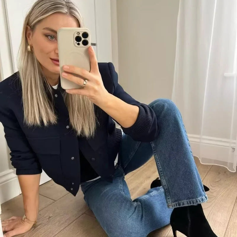 Jaqueta de Botão Luna