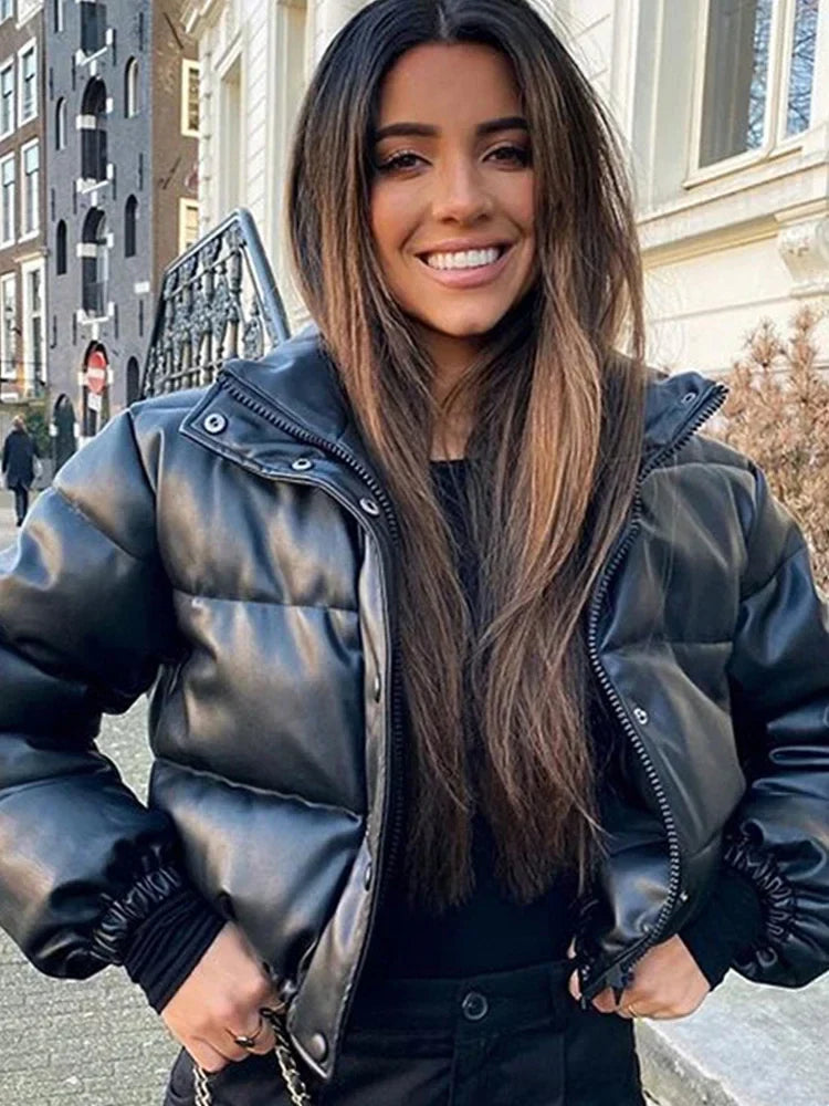 Jaqueta Feminina Puffer Impermeável