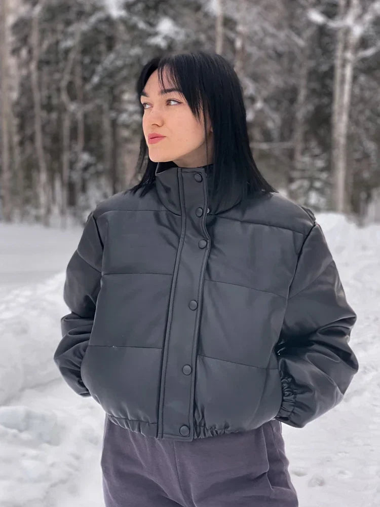 Jaqueta Feminina Puffer Impermeável