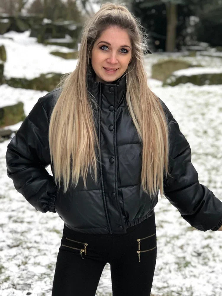 Jaqueta Feminina Puffer Impermeável