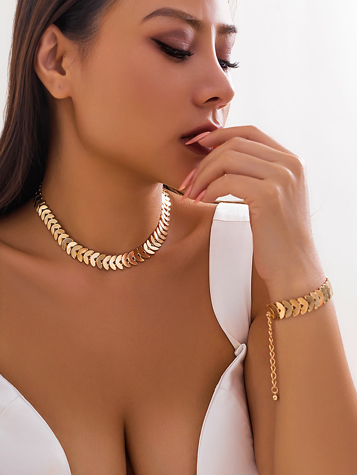 Conjunto Colar e Pulseira