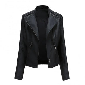 Jaqueta de Couro Feminina Glam Layla