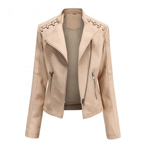 Jaqueta de Couro Feminina Glam Layla